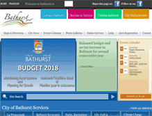 Tablet Screenshot of bathurst.ca